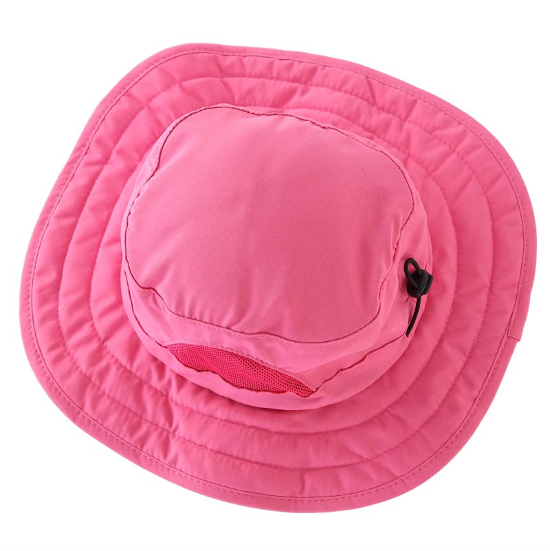 Connectyle Kids UPF 50+ Bucket Sun Hat UV Sun Protection, Hot Pink, 2-6T - Image 5